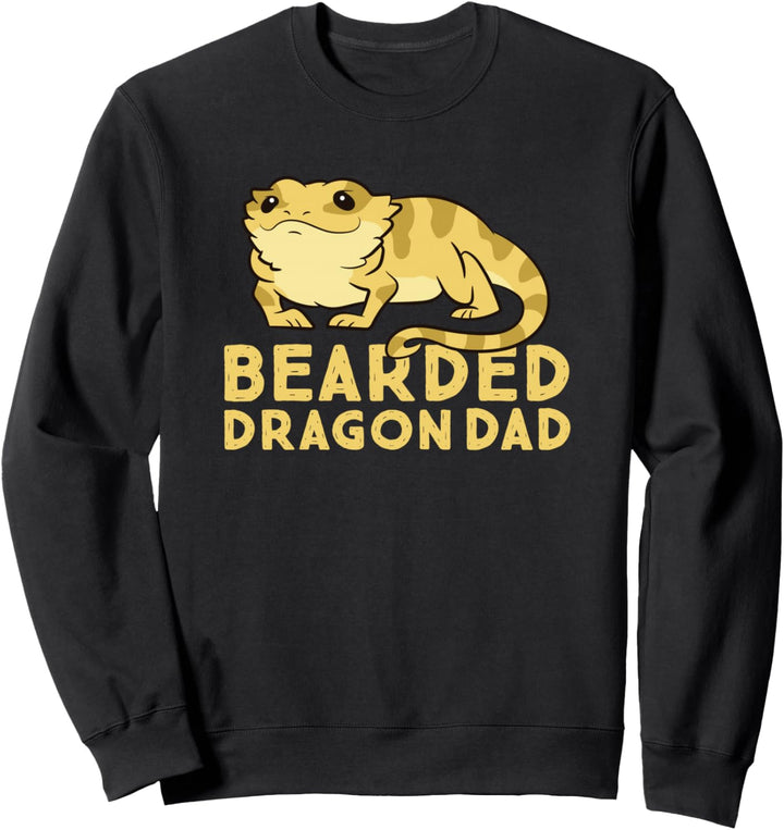 Bartdrachen Papa Eidechse niedlicher Bartdrachen Sweatshirt