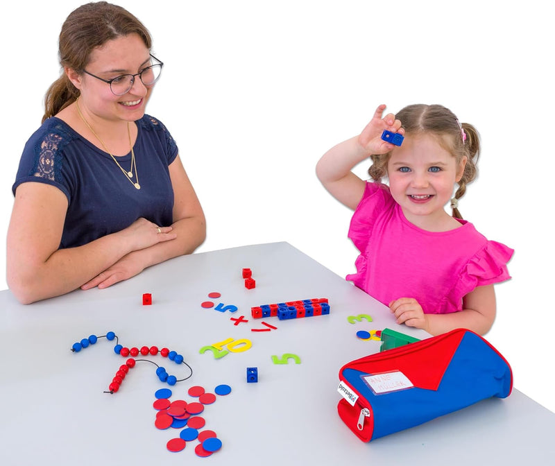 Betzold - Mathematik-Set Grundschule - Schüler-Rechen Set Mäppchen Kinder Rechenhilfe NoColor, NoCol