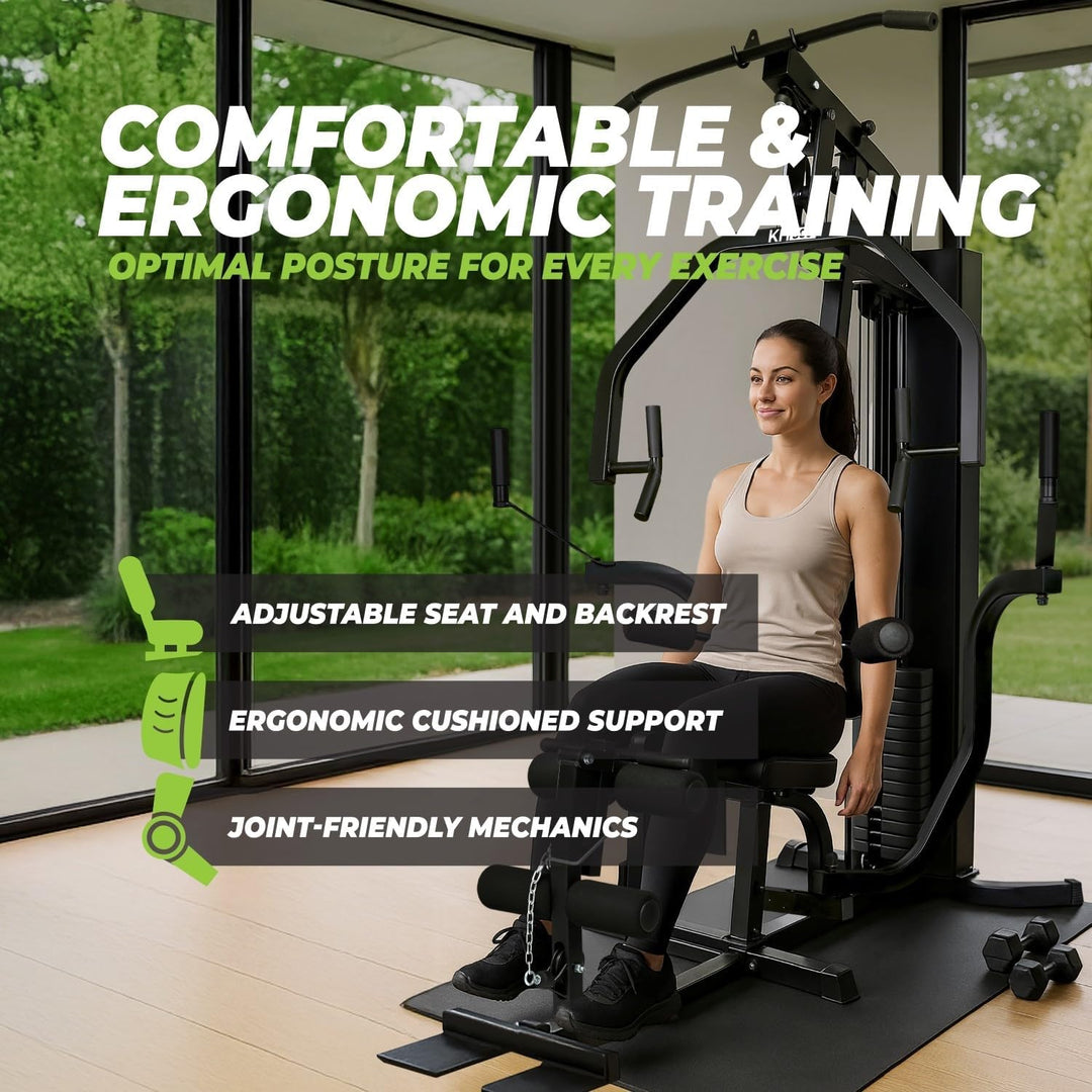 VirtuFit Kraftstation Homegym KH350 mit Beinpresse
