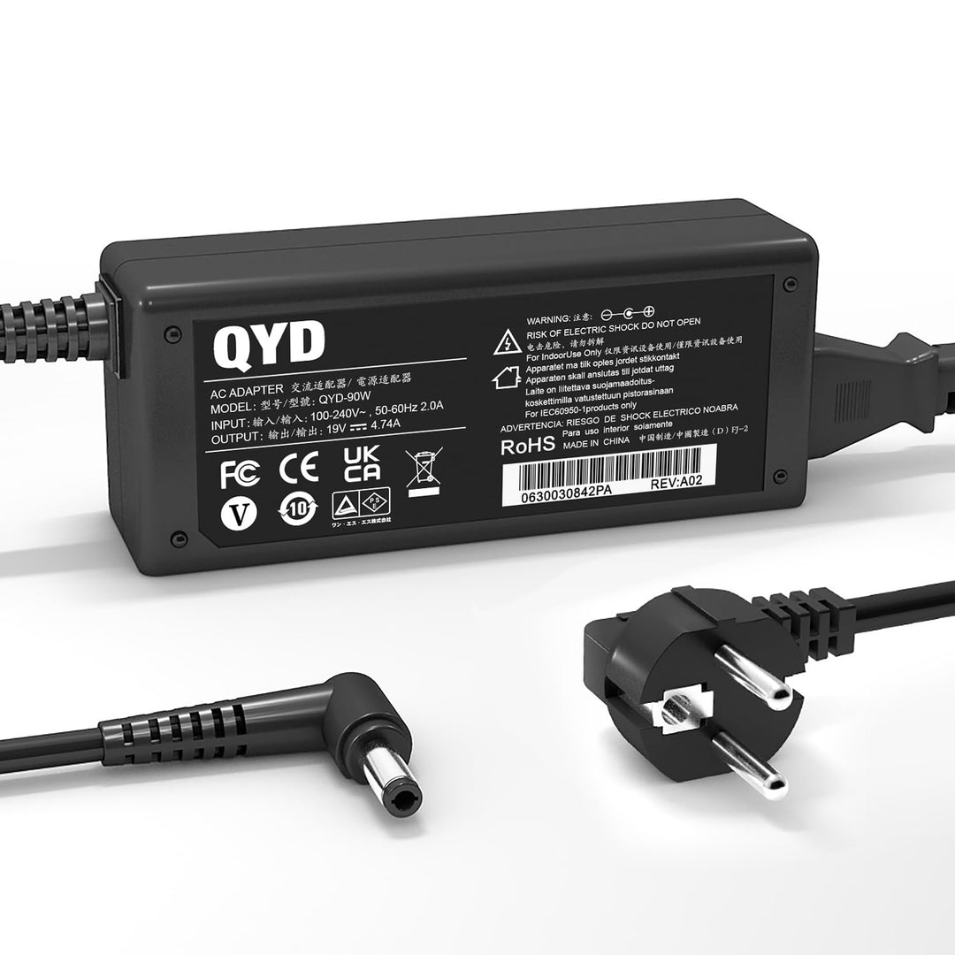 QYD 90W Notebook-Netzteil ladegerät für Asus Zenbook R500d K55a K55VD K55VM k55VJ K55n U58c K55 Q400