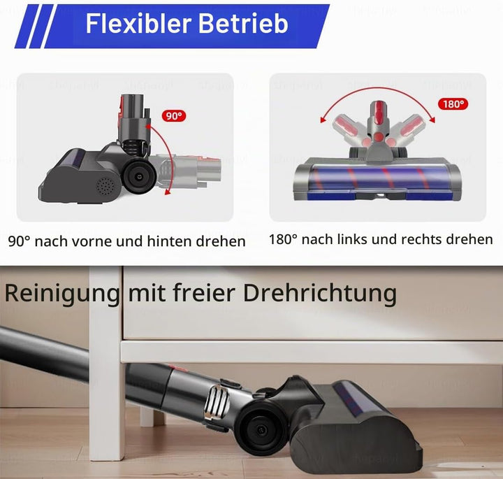 LED-Weichwalzen-Bürste-Ersatz Kompatibel Mit Dyson V7,V8,V10,V11,V15 Staubsauger – Bürstenkopf Nur f
