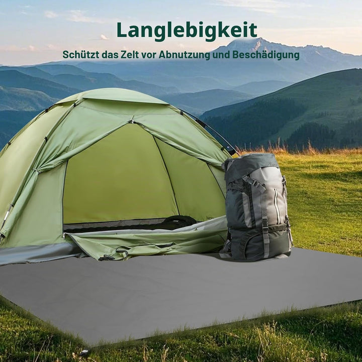 JAICOM Zeltplane - Tarp Wasserdicht, 1-6 Personen Zeltunterlage, PU 3000mm | 210T Oxford Camping Zel