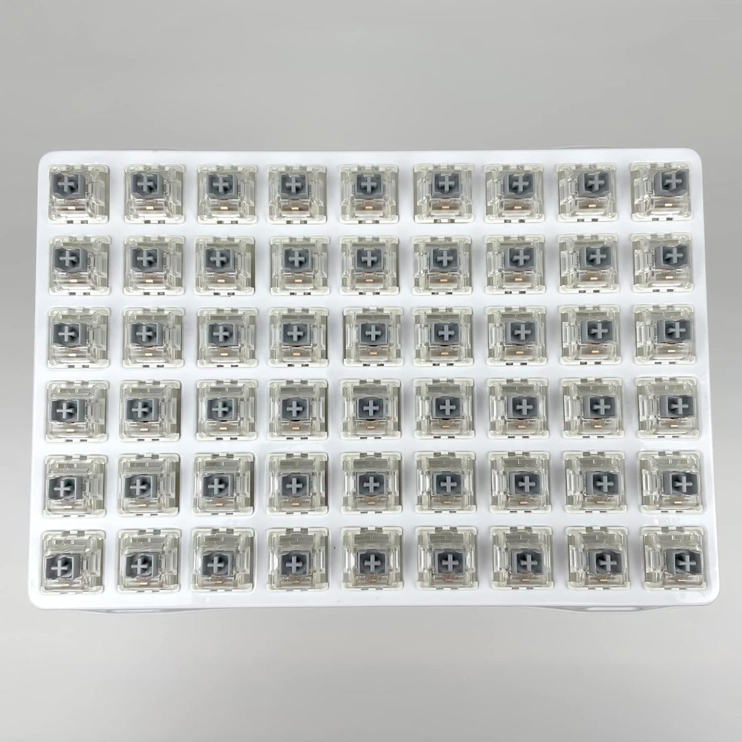 Gateron G Silver Pro Switches Vorgeschmierter 3-Pin RGB SMD Linear staubdichter Einzelfederschalter
