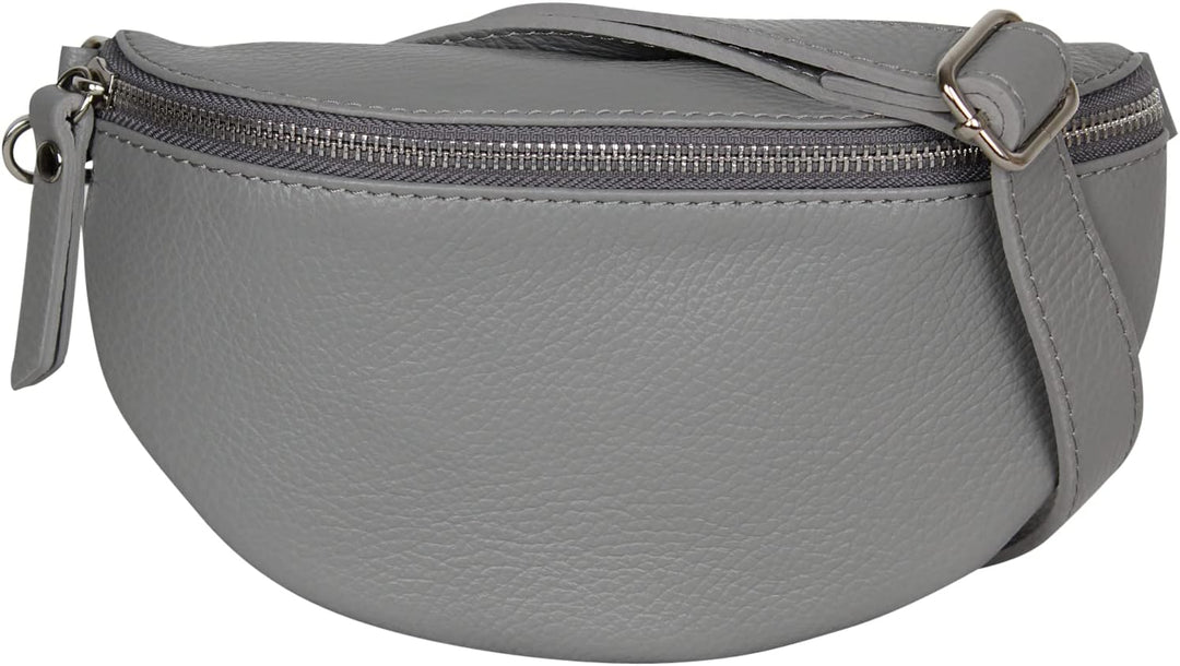 AmbraModa GLX10 - Damen Herren Unisex kleine Hüfttasche Gürteltasche Bauchtasche Umhängetasche aus E