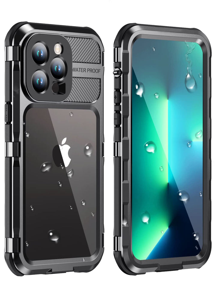 WIFORT für iPhone 13 Pro Hülle wasserdichte,360 Grad Outdoor Schutzhülle mit Kameraschutz Displaysch