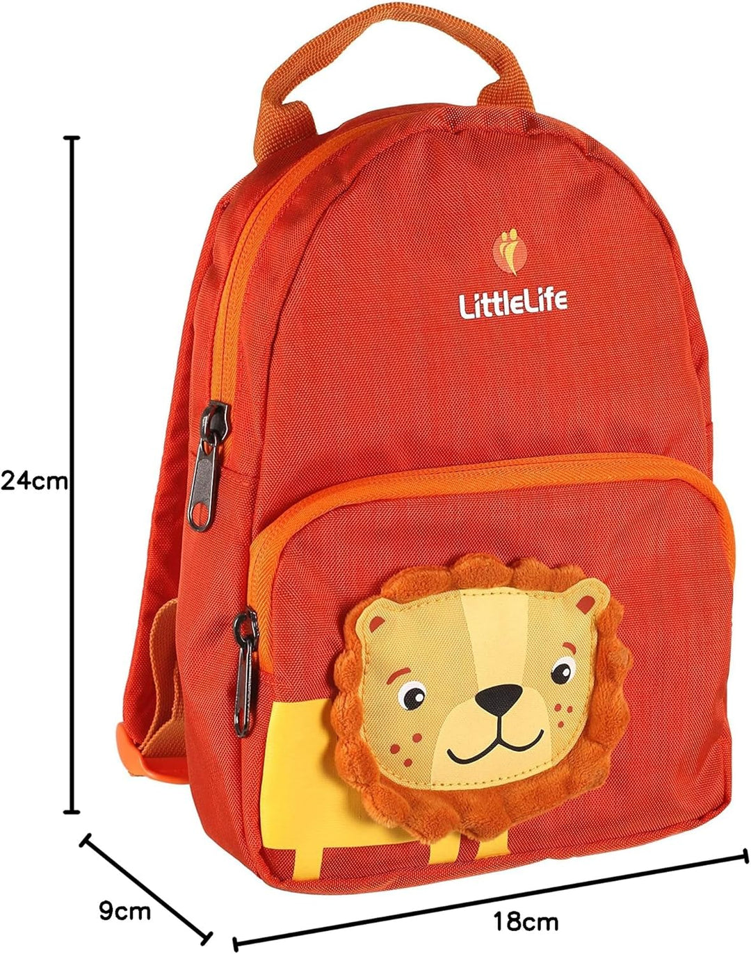 LittleLife Freundliche Gesichter Tier Kleinkind Rucksack mit Sicherheit Zügel Löwe, Löwe