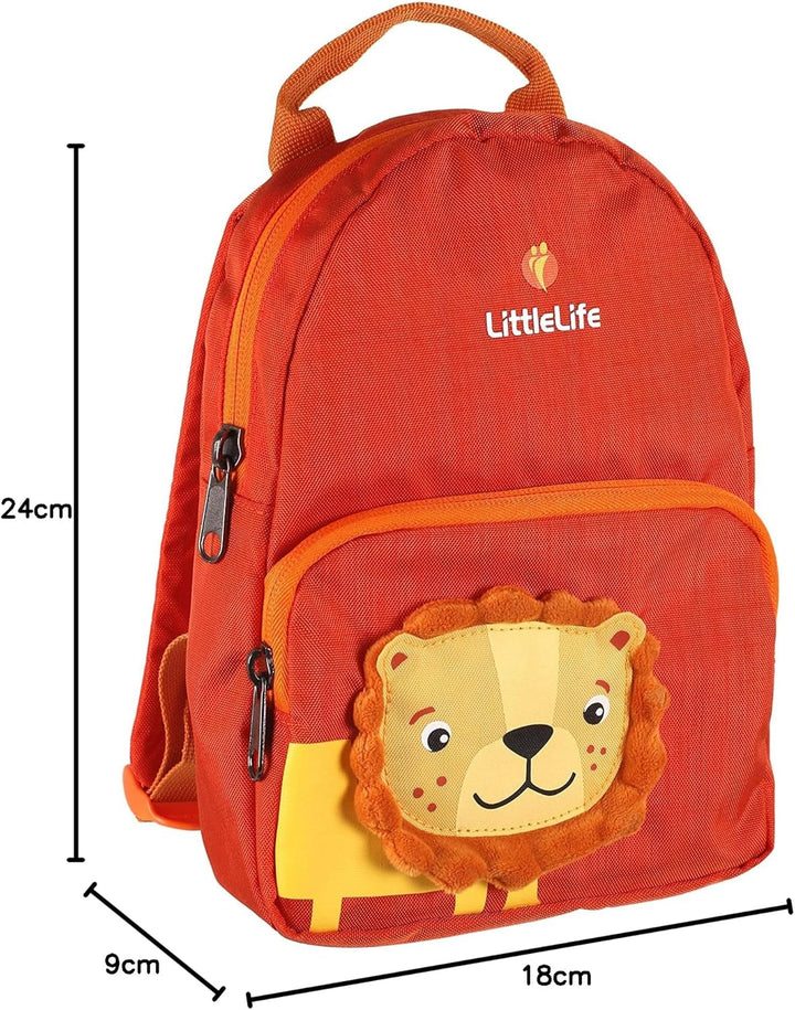 LittleLife Freundliche Gesichter Tier Kleinkind Rucksack mit Sicherheit Zügel Löwe, Löwe