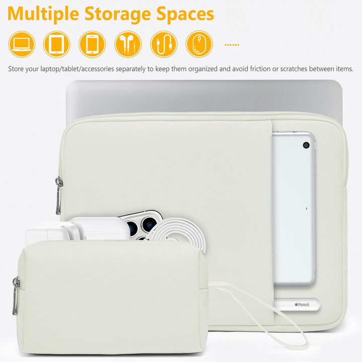 HYZUO 14-15 Zoll Laptop Tasche Set für MacBook Air 15 M4 M3 M2, MacBook Pro 15, 15" Surface Laptop,