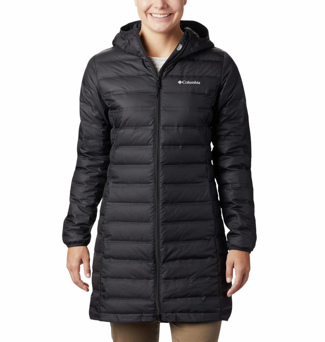 Columbia Lake 22 Daunen-Kapuzenjacke für Damen, Schwarz