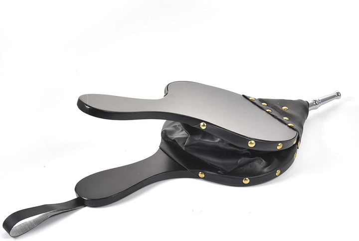 Dongzhi Blasebalg Kamin - 43×9cm Blasebalg - Blasebalg Grill - Kamin Gebläse Grillgebläse mit Lederb