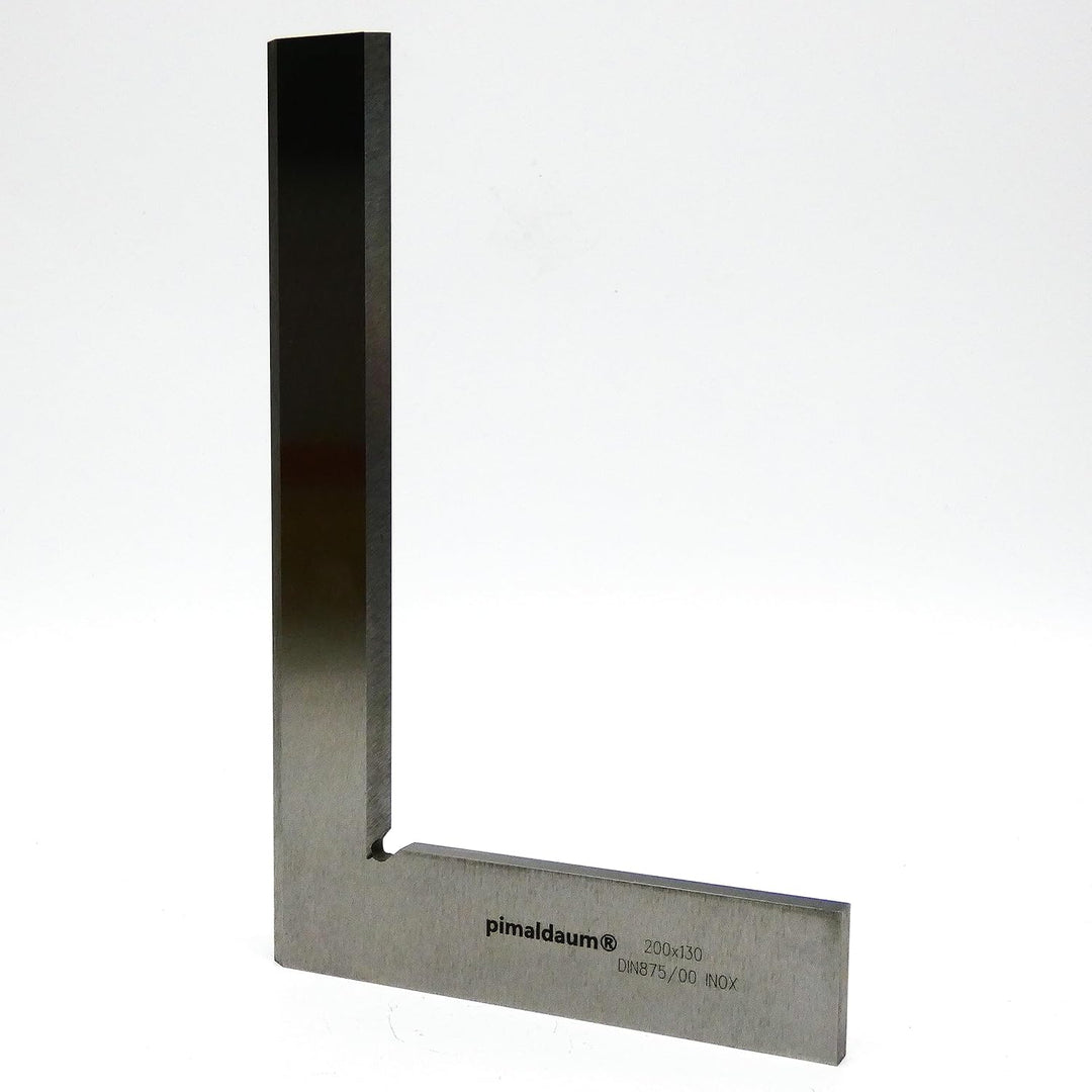 Anschlagwinkel Haarwinkel 90°-Flachwinkel mit 90°-Phase, INOX, für Prüf-, Richt- und Anreissarbeiten