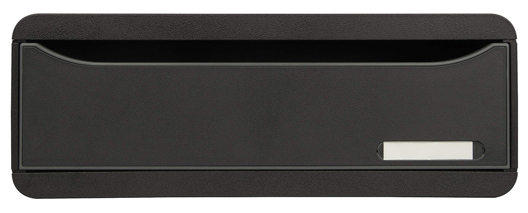 Exacompta 317714D Toolbox EcoBlack mit 1 Schublade aus Recycling-Kunststoff zur Aufbewahrung kleiner