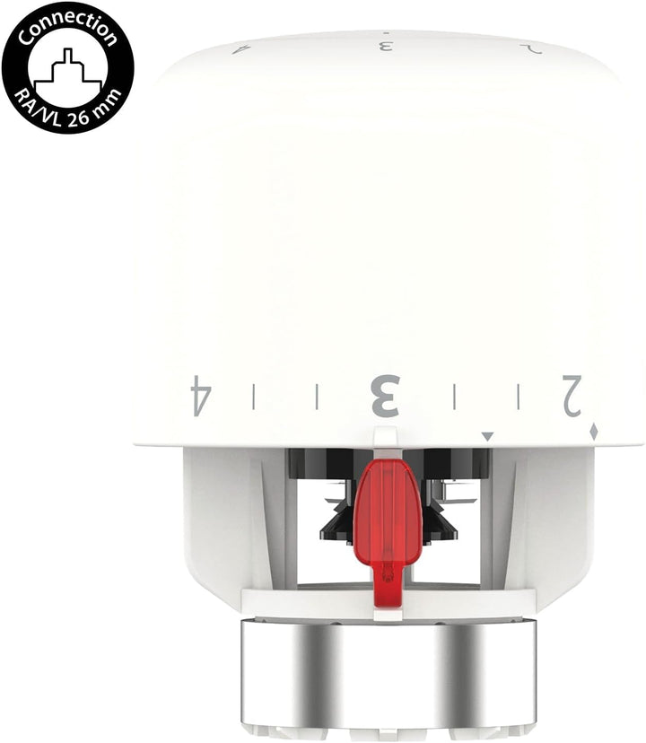 Danfoss Aero RAVL click, Thermostatkopf mit eingebautem Sensor, 26 mm Halsdurchmesser NEU 015G4550,