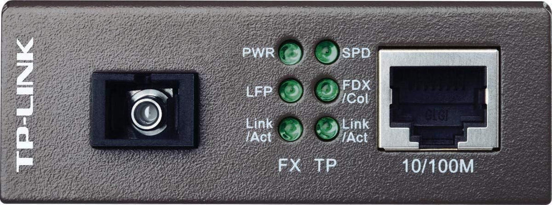 TP-Link 10/100 Mbps WDM Media Converter, Complies with 802.3u 10/100Base-TX, 100Base-FX Standards Ex