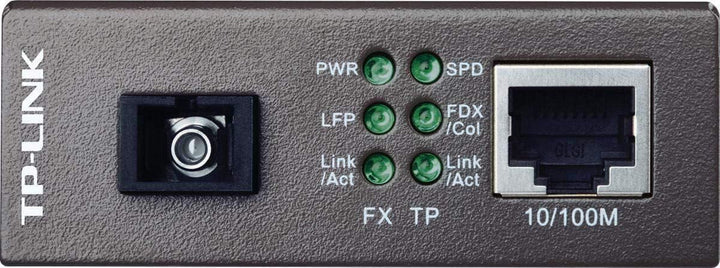 TP-Link 10/100 Mbps WDM Media Converter, Complies with 802.3u 10/100Base-TX, 100Base-FX Standards Ex