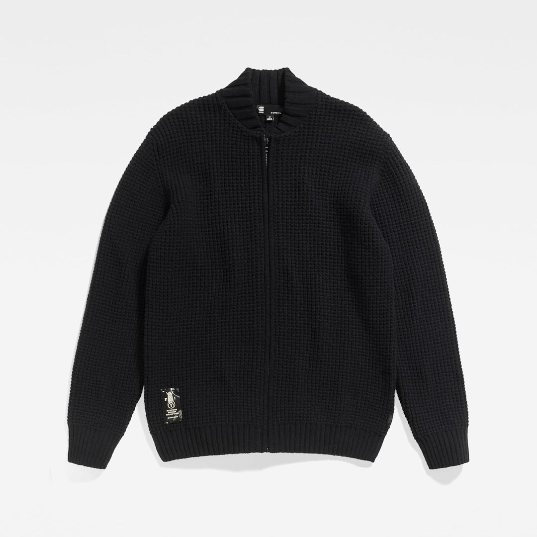 G-STAR RAW Herren Chunky Zip Cardigan Knits XL Schwarz (Dk Black D23533-d170-6484), XL Schwarz (Dk B