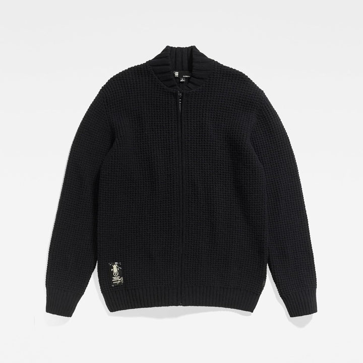 G-STAR RAW Herren Chunky Zip Cardigan Knits XL Schwarz (Dk Black D23533-d170-6484), XL Schwarz (Dk B