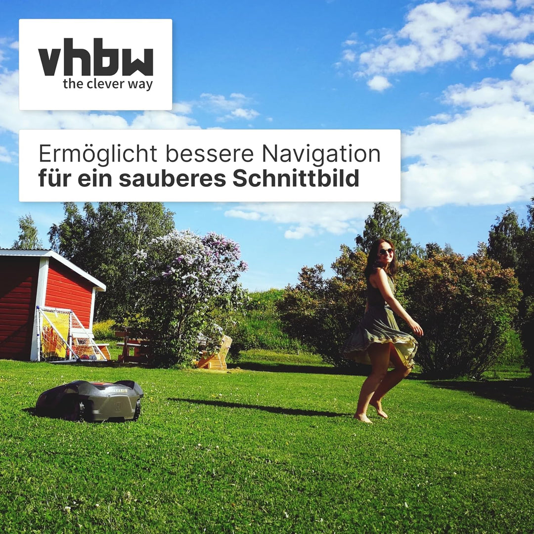 vhbw 4x Spikes kompatibel mit Gardena SILENO city 300 | 250 Smart, 400, 250 Mähroboter - Edelstahl,