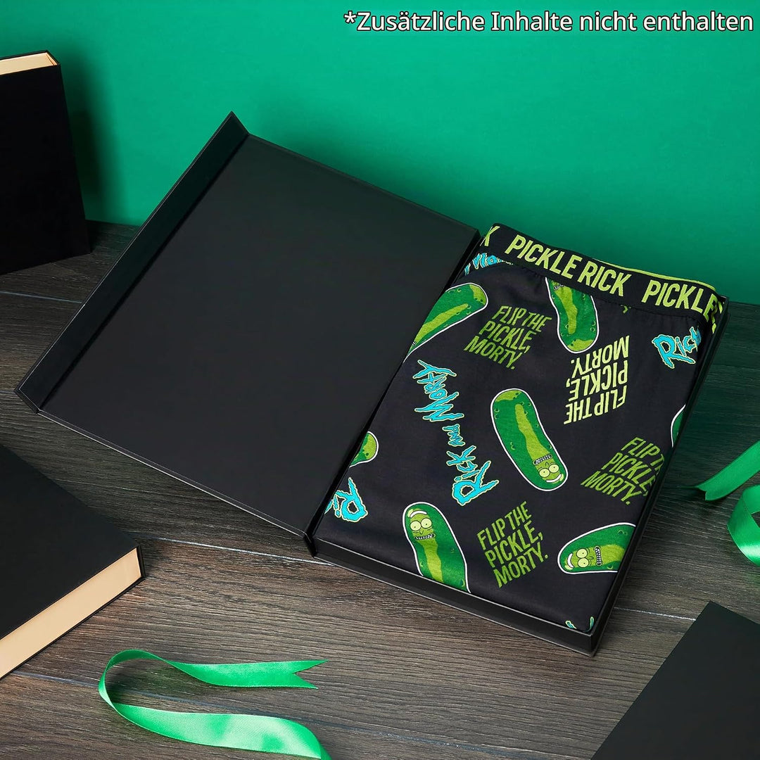 RICK AND MORTY Herren-Schlafanzughosen - Weihnachts Pyjamahosen für Herren - Schlafhose Herren Lang