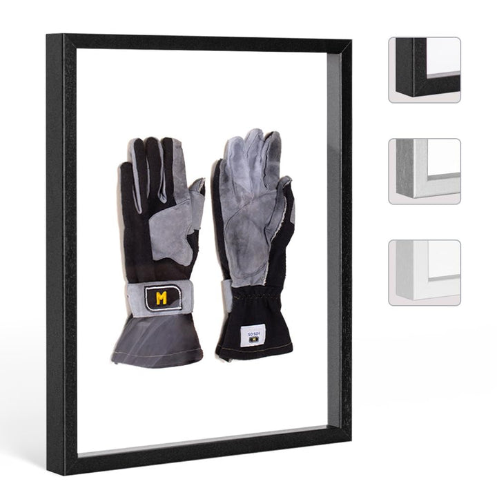 Bildershop-24 Objektrahmen Trikotrahmen Vario inkl. Bügel und Passepartout 30x60cm Schwarz (lackiert