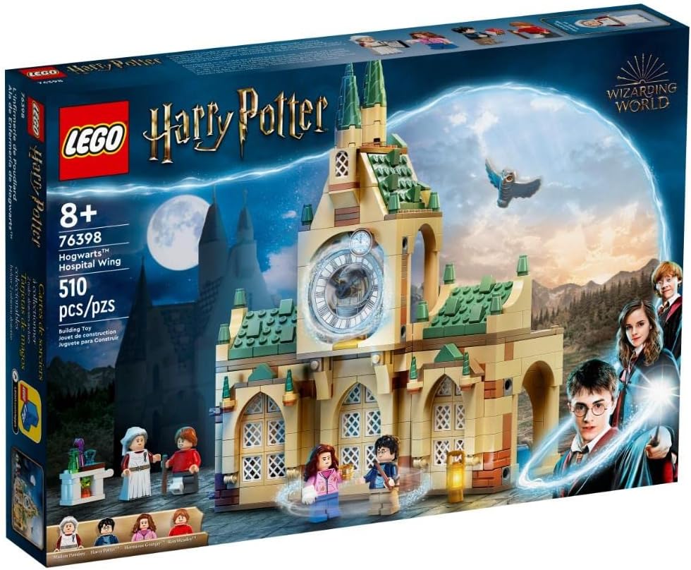 LEGO 76398 Harry Potter Hogwarts Krankenflügel, Schloss-Spielzeug mit Minifiguren aus Der Gefangene