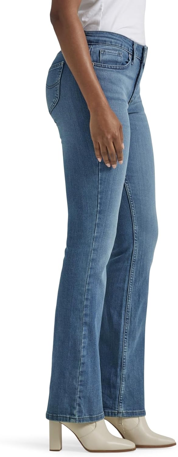 Lee Legendary Bootcut-Jeans mit mittelhoher Taille für Damen, Übergrösse 12 S/C Blau, 12 S/C Blau