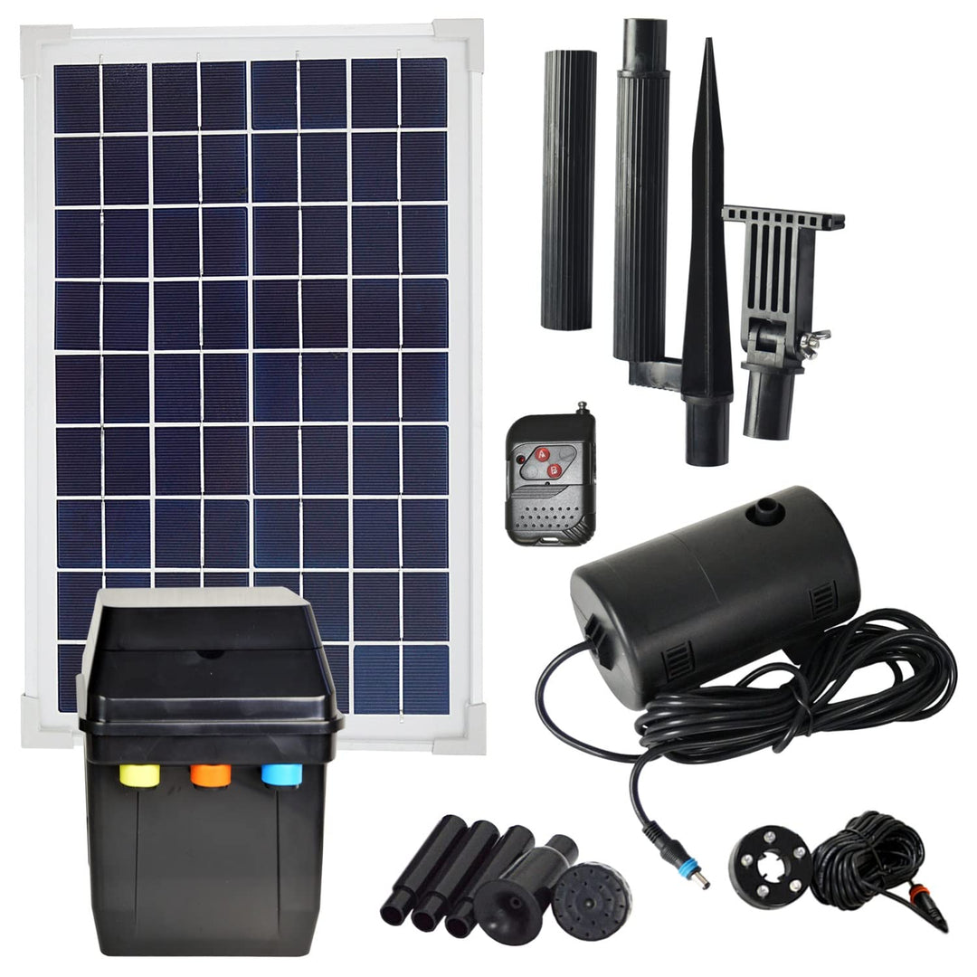 SOLAR TEICHPUMPE Oasis 801R Solar-Teichpumpen-Set für Garten und TEICH SPRINGBRUNNEN