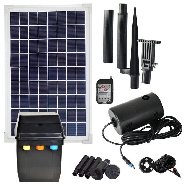 SOLAR TEICHPUMPE Oasis 801R Solar-Teichpumpen-Set für Garten und TEICH SPRINGBRUNNEN