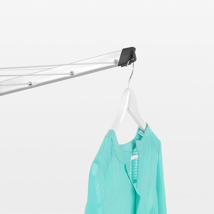 Brabantia - Lift-O-Matic drehbaren Wäschespinne - Reibungsloses Drehungen - UV-beständige Wäschelein