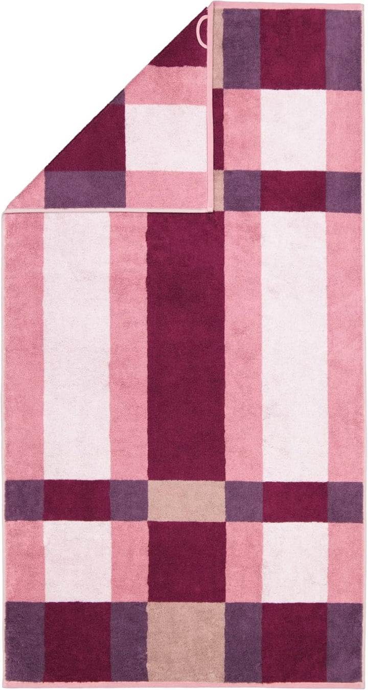 CAWÖ Home Handtücher Delight Karo 6219 Blush - 22 Duschtuch 70x140 cm, Duschtuch 70x140 cm