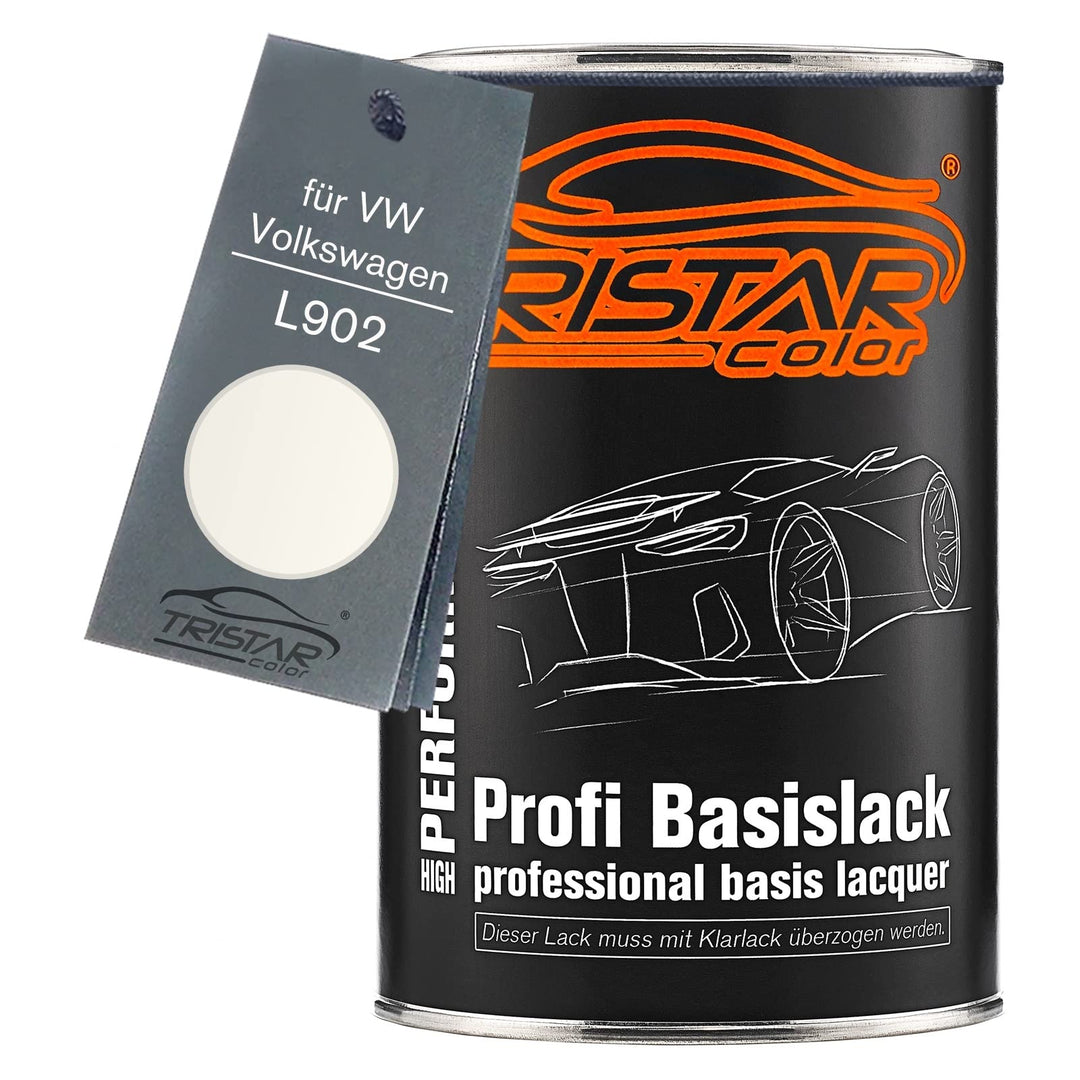 Autolack Dose spritzfertig für VW/Volkswagen L902 Grauweiss Basislack 1,0 Liter 1000ml