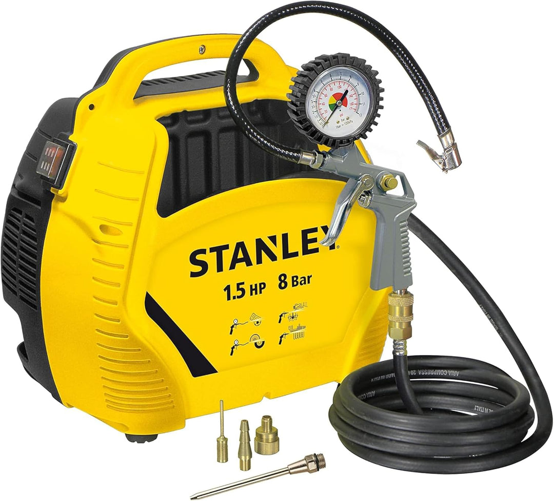 Stanley Airkit Kompressor, max 8bar, ölfrei, 180l/min, 1100 W, 230 V, Airkit