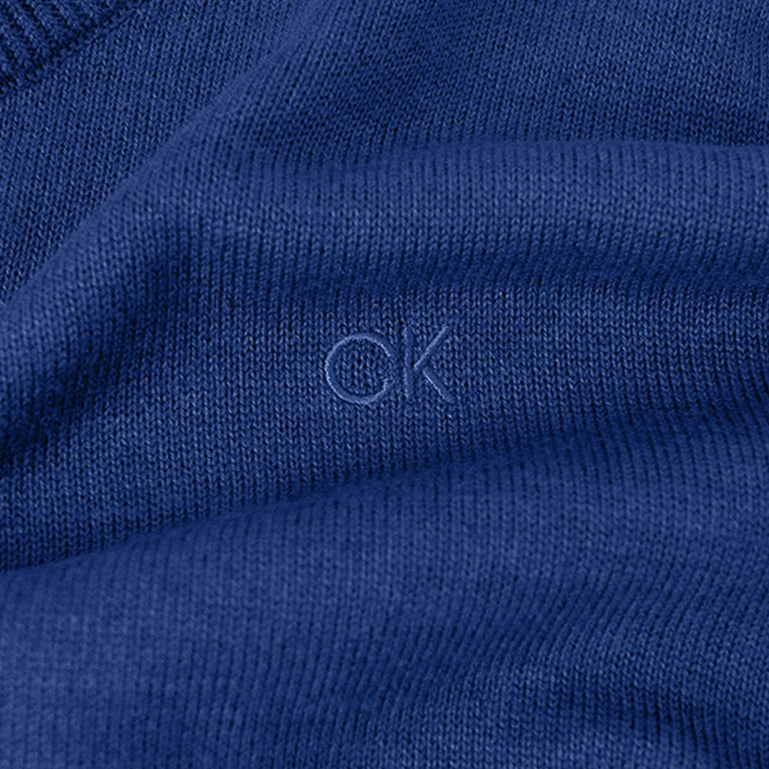 Calvin Klein Herren mit Rundhalsausschnitt aus weicher Baumwolle Sweater XXL Atlantikblau, XXL Atlan