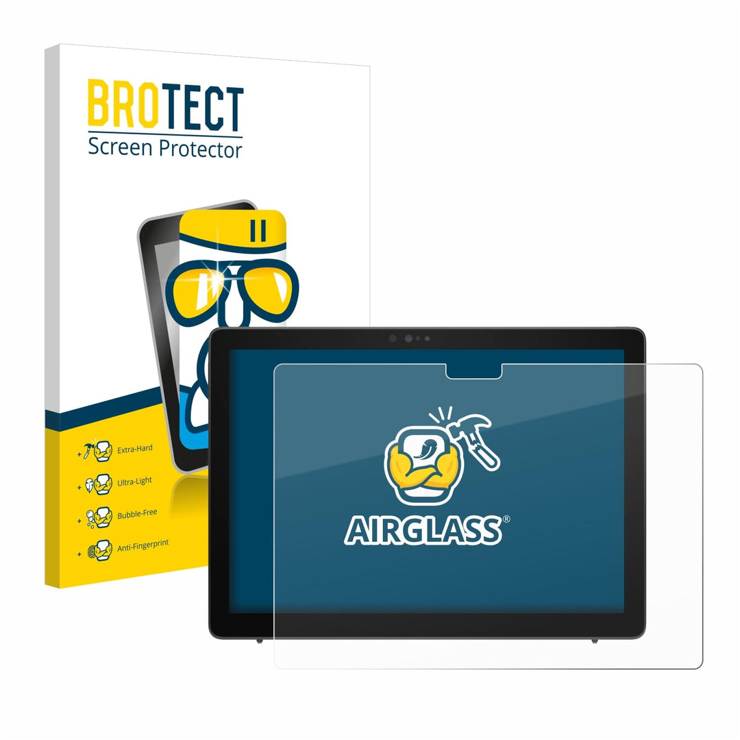 BROTECT Schutzglas für Dell Latitude 7210 2-in-1 Schutzfolie Panzer Folie Glas[Extrem Kratzfest 9H,