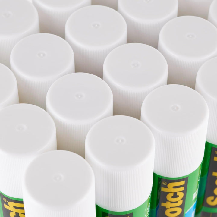 Scotch Permanent Klebestift - 1 Packung mit 12 Klebesticks ohne Lösungsmittel - 40g pro Stick - Mehr