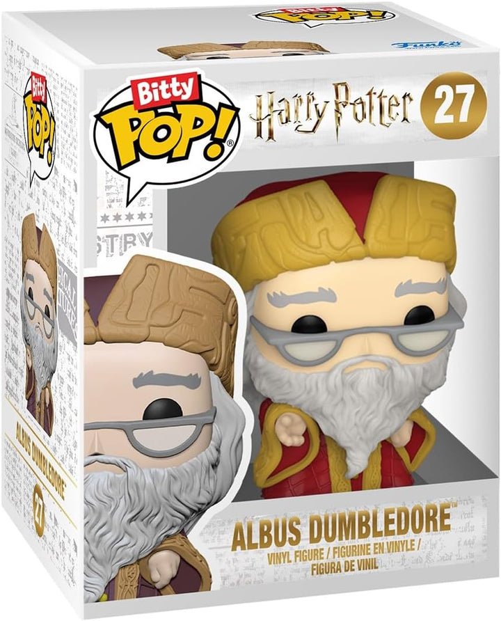 Funko Bitty Pop! Display: Harry Potter - Hogwarts Castle - Albus Dumbledore™ and Luna Lovegood™ and