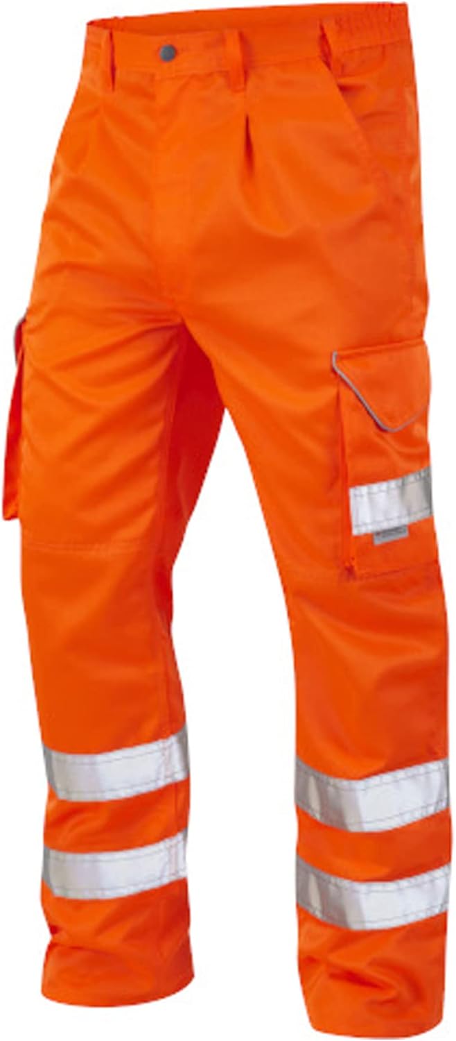 Yoko Herren Hi Vis Cargo Arbeitshose (W28 x Standard) (Orange)