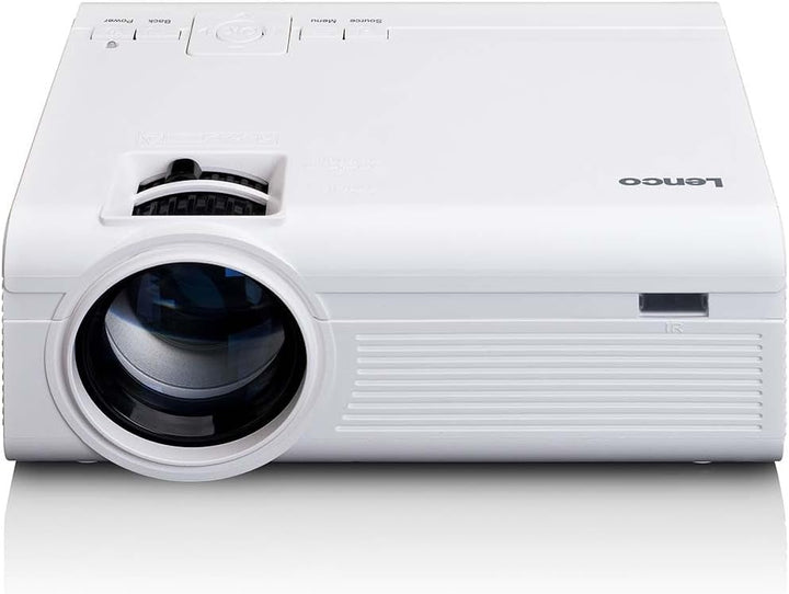 Lenco LPJ-280WH Beamer – 2800 Lumen, Full HD 1080P Unterstützung, Kontrast 3000:1, bis 250cm Bildgrö