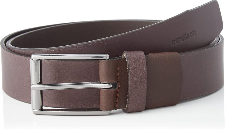 Strellson Herren Gürtel 85 Dunkelbraun, 85 Dunkelbraun