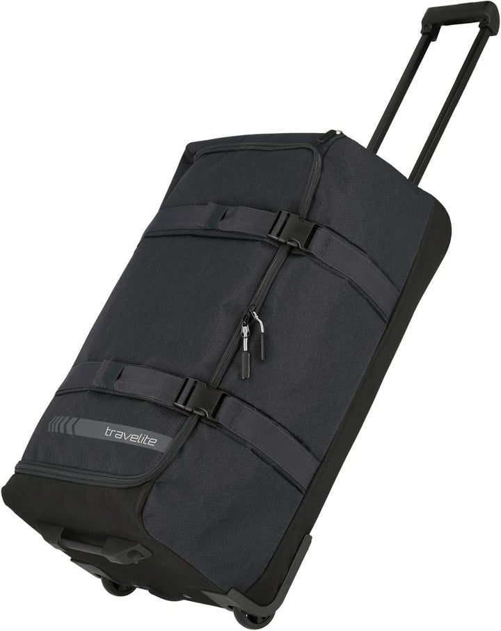 travelite Trolley Reisetasche Grösse L, Gepäck Serie KICK OFF: Praktische Reisetasche mit Rollen für