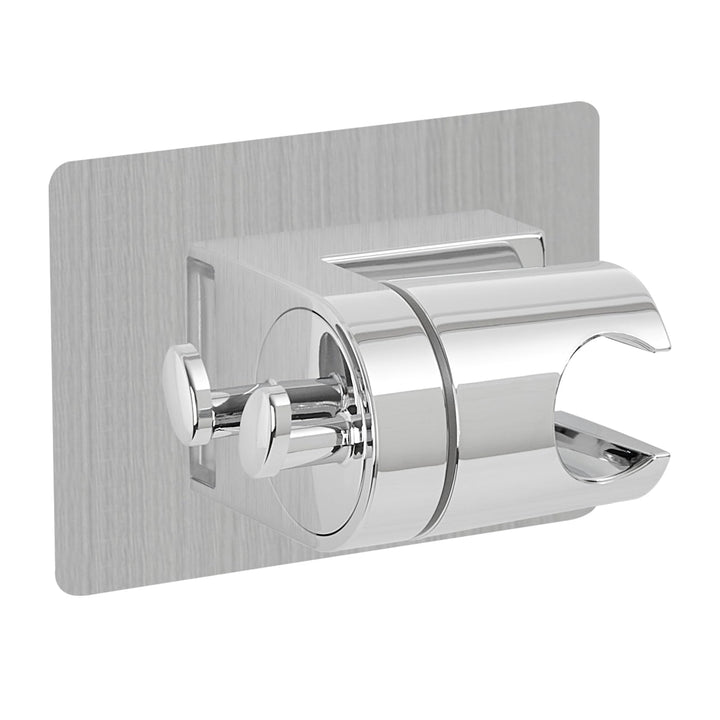OFFO Duschkopf Halterungen ohne Bohren, Shower Head Holder, Duschhalterung Selbstklebend, Chrom 19-2