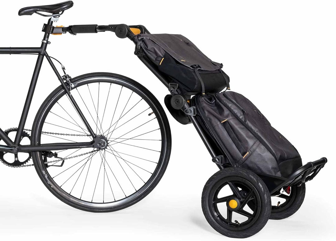 Burley Travoy Cargo Fahrradanhänger Transporttasche Rucksack Schwarz/Grau Einheitsgrösse, Rucksack S