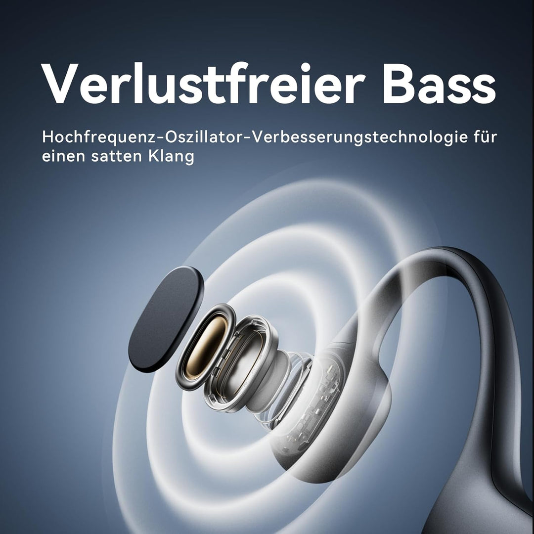 SANAG Knochenschall Kopfhörer, knochenschall kopfhörer Bluetooth, kopfhörer kabellos Bluetooth mit M