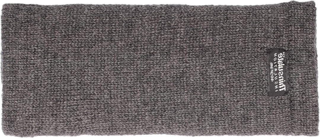 EEM Damen Strickhandschuhe Pulswärmer, weiche Wolle, Thinsulate Thermofutter, praktisches Daumenloch