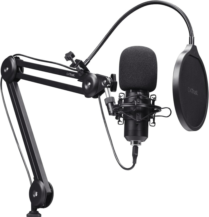 270 Emita II+ Mikrofon mit Arm, Windfilter und Popfilter, USB Mikrofon mit Nierencharakteristik, 192