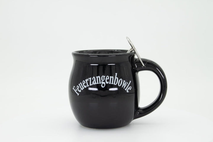 Feuerzangentasse 6er im Karton, Schwarz - für Feuerzangenbowle