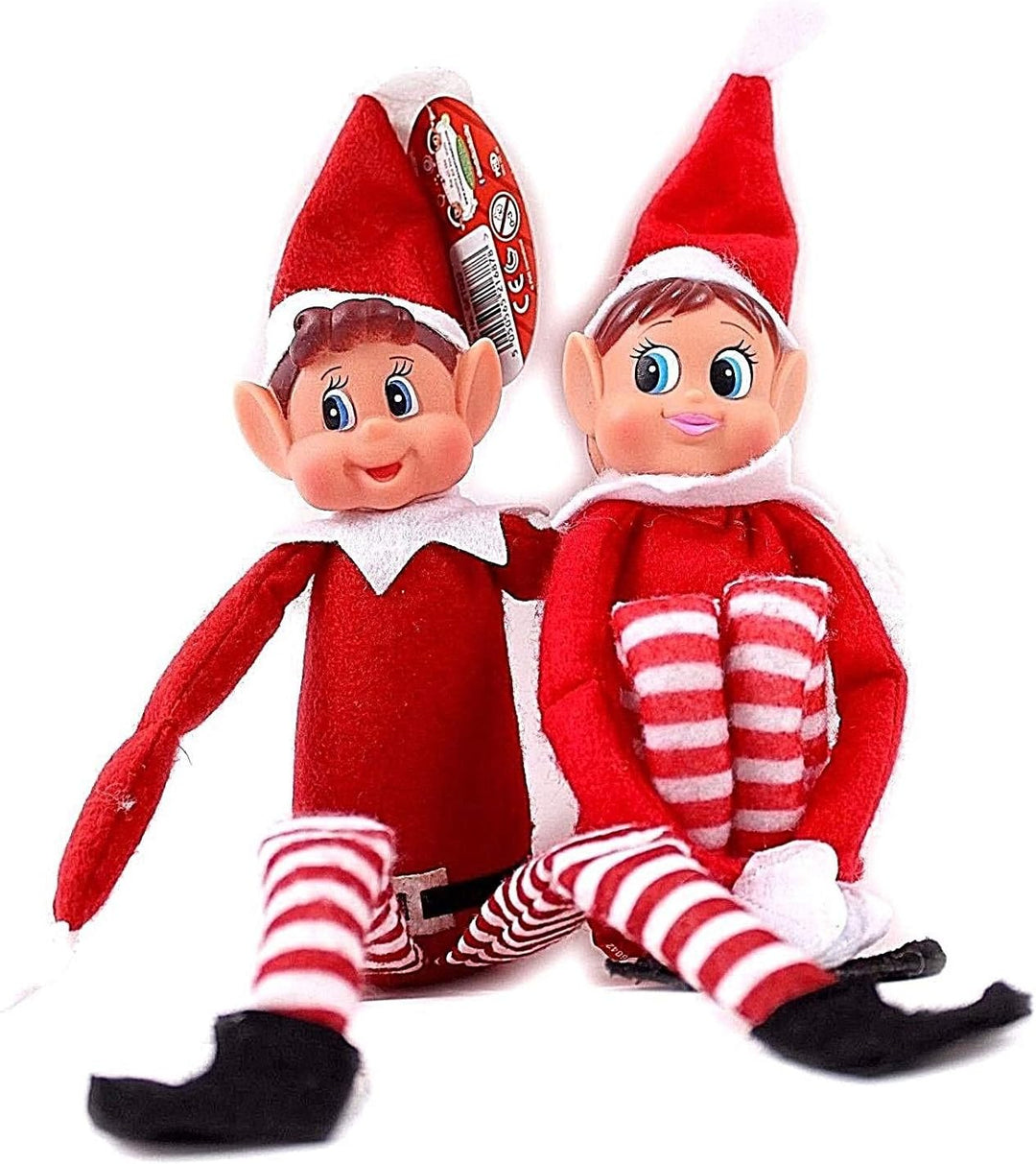 GLOW Wholesale Elfie (Junge) und Elvie (Mädchen) Set lustige und verspielte Elfen verhalten Sich sch