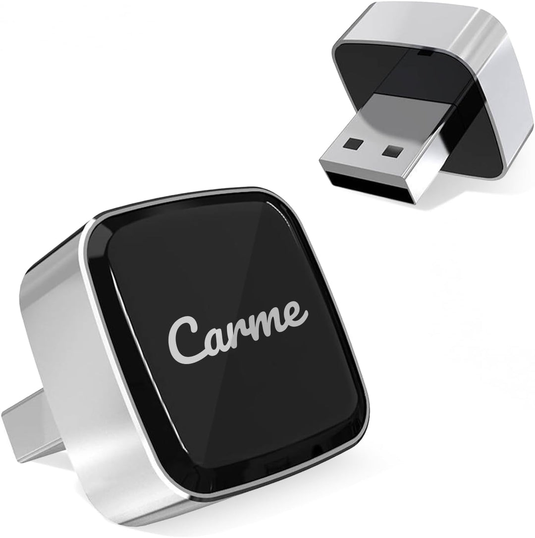 CarMe Ultra Mini 2-in-1 CarPlay Wireless Adapter & Android Auto Wireless Adapter, wandelt kabelgebun