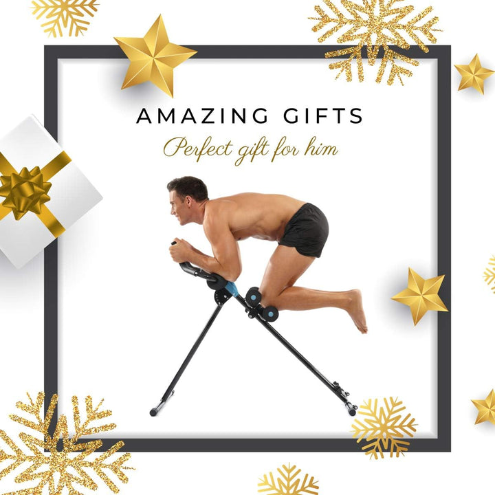 AB Generator Krafttrainingsgerät, Fitnessgerät + Cardio, 5 Stufen, Bauchmuskeltraining, Beine, Arme,