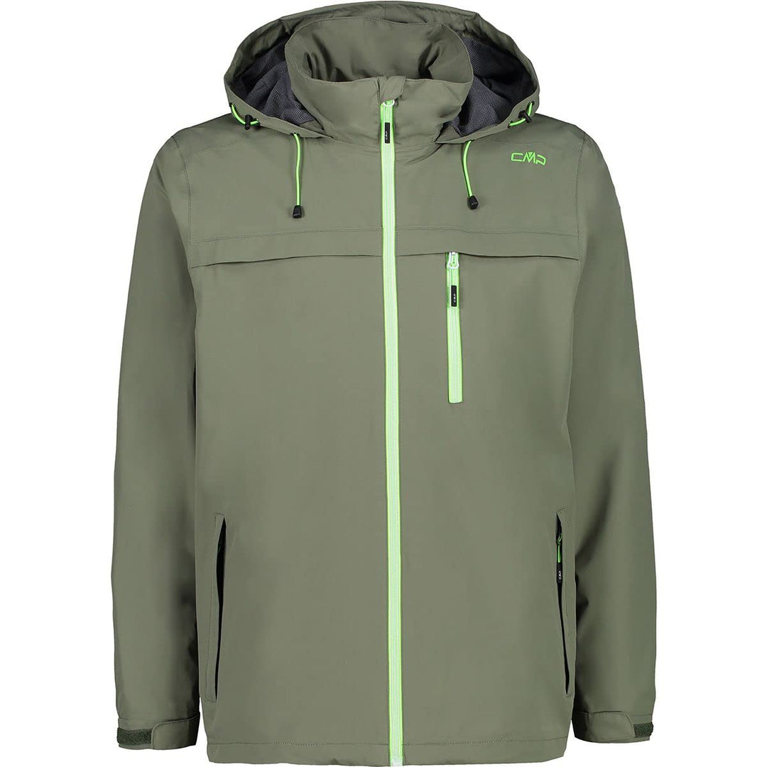 CMP Herren Ripstop-Herrenjacke mit Fester Kapuze Jacke